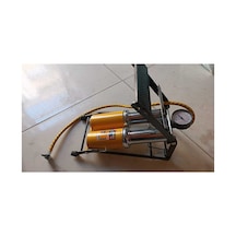 Ayak Pompası Kalın 2 Piston Bisiklet Araba Top Lastik Şişirme Pompası