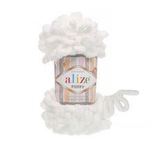 Alize 5 Adet Puffy El Örgü Ipliği 5'li Paket - 100 Gr. 9 Mt. Parmak Örgü Ipi - Şevval Tuhafiye 55