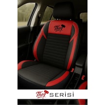 Kia Ceed Sportywagon Concept Plus 1.6 Dizel 136 2015 Uyumlu Thor... Serisi Tay Tüyü Kırmızı Oto Kılıfı Tam Set