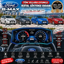 Ford B-max 2012-2017 Model Uyumlu Harici Digital Gösterge Odb Ekran Arıza Göstergesi Turbo Gösterge Hayalet Ekran