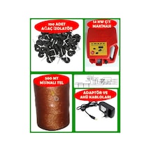 14 Kw Elektrikli Çit Makinası Takım 5 Dönüm İçin