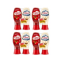 Calve Ketçap 430 Gr & Mayonez 380 Gr Set X 4 Adet