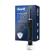Şarjlı/elektrikli Diş Fırçası Vitality Pro Siyah Koruma Ve Temizlik