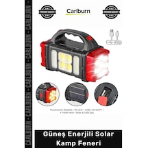 Solarfener Taşınabilir Şarjlı Led Aydınlatma Su Geçirmez Outdoor Güneş Enerjili Solar Kamp Feneri Çok Renkli