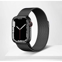 Mobilteam Watch 7 45mm Uyumlu Krd-01 Metal Kordon-midnight