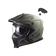 Ls2 Drıfter Mat Olıve Yeşil Kask Renkli