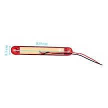 1 Adet Kırmızı Parmak Lamba 9 Led 12v 24v