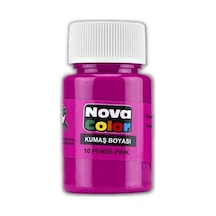 Kumaş Boyası, Canlı Renkler, Solmaz, Tişört, Çanta, Tekstil Boyası-pembe Renk 30ml-1 Adet Çok Renkli