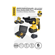 Rtrmax Akülü Elektropnömatik Kırıcı Delici Sds Plus ,20v - 4 Ah Çift Akülü