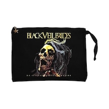 Black Veil Brides Re Stitch These Wounds Cüzdan / El Çantası Siyah