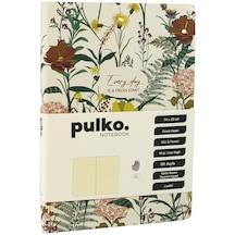 Pulko Notebook Every Day Is A Fresh Start Serisi, 14x20cm , 90gr. Ivory Kağıt, 192 Sayfa, Esnek Kapak, Düz, Koyu Yeşil