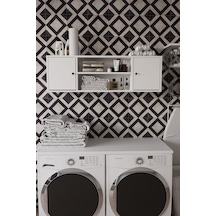 Loya 120 Cm Banyo Dolabı Üst Modülü Beyaz Diğer