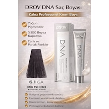 Dna Saç Boyası Kalıcı Profesyonel Krem Boya Yoğun Pigment & Parlaklık 6.1 Koyu Küllü Kumral 100ml