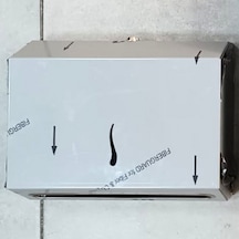 Paslanmaz Çelik Z Katlama Kağıt Havlu Dispenseri-200'lük-EKOSS430