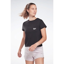 Reebok Rı Tee Siyah Kadın Kısa Kol T Shirt Siyah