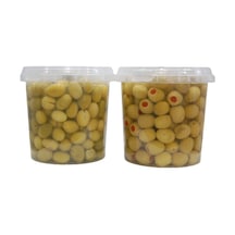 Sadıcım Biberli 650 Gr + Kırma 650 Gr Yeşil Zeytin Pet Kavanoz