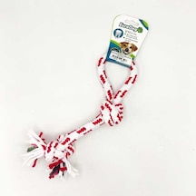 Eurodog Diş İpi Halka Üç Düğüm Kırmızı Beyaz 30 Cm