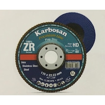 Karbosan Premium Hd Gold Flap 115 X 22 Zr 60 Kum Zımpara 10 Ad