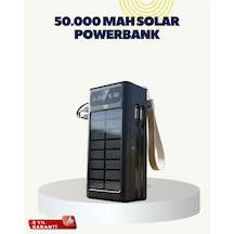 Led Aydınlatmalı Güneş Panelli Powerbank Seyahat Ve Kamp İçin, Uczzz50000powerbank-1