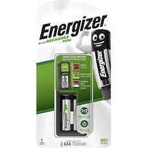 Energizer Mini Şarj Cihazı + 700 mAh AAA 2'li Şarj Edilebilir Pil