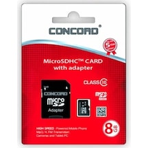 Concord Hafıza Kartı 8GB C-M8 Yüksek Hız