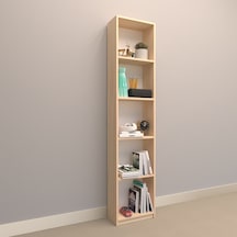 Rafkestir Asya Suntalam Kitaplık ( 40 X 180 Cm ) Akçaağaç ( Mat )