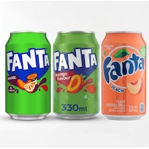 Fanta Peach-mango-exotic Üçlü Tadım Seti