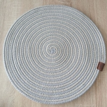 Decohandy 39cm 2 Renk Jüt Örme Supla Amerikan Servis Gri