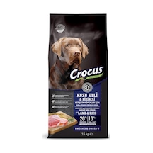 Crocus - 843 - Kuzu Etli Pirinçli Yet. Köpek Maması - Spt-gld - 15 Kg