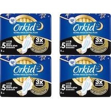 Orkid Ultra Gece Extra Plus Hijyenik Ped 4 x 5'li