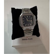 Swiss Plus Man Watch Premium Seri Model-5 Rs23146 Blue-silver Kol Saati Diğer