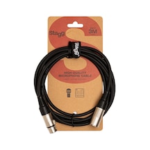 Stagg Smc3 3 Metre Mikrofon Kablosu Xlr Dişi - Xlr Erkek