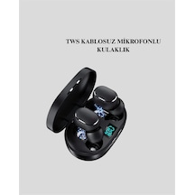 Tws - 119 - Bluetooth Kulaklık Kulak İçi Kablosuz Dijital Göstergeli - Csmo-tex - Çağrı Cevaplayabilen