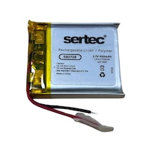 Sertec 582728 3.7v 400 Mah Li-polymer Pil Devreli/1.5a Evimdeyokyok