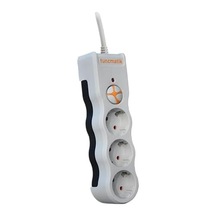 Tsk19009 Powersurge 3-surge Protectıon Plug-1050 Joule-wıth Beyaz