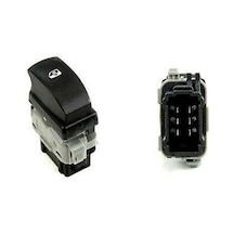 Aempart Cam Anahtarı Renault Clıo Iıı Symbol Sağ Siyah Gri 05-14 Aem30 0725