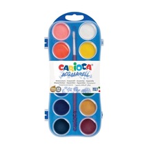 Carioca Sulu Boya 12 Renk 30 Mm. + 1 Fırça Çok Renkli