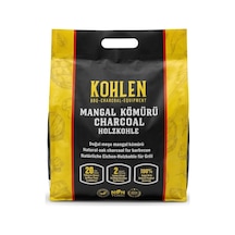 Kohlen Naturholz 3 Kg Doğal Meşe Bbq Mangal Kömürü / Temiz Dolum / Net Kilo Garantisi / Özel Fb Paket Çok Renkli