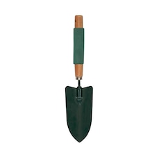 Ahşap Saplı Kürek 35 Cm Metal Bahçe Küreği, Ahşap Saplı Bahçe El Küreği