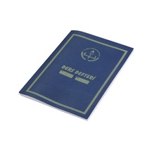 Gülpaş Ders Defteri Yoklamalı Plastik Kapak 6 7 8 Sınıf 6. Ders 25x35 Çok Renkli