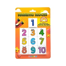 Manyetik Sayı Blokları - Number Blocks - Eğitici Oyuncak Mıknatıslı Blok Sayılar - Çift Taraflı