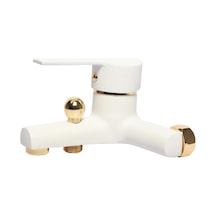 Faumix Ema Beyaz Gold Banyo Bataryası