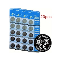 Globalbloom Cr2032 20li Pil 210mah 3v Anahtar Kumanda Saat Cihazlar İçin