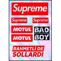 Motosiklet Hologram Çoklu Sticker 04 Diğer
