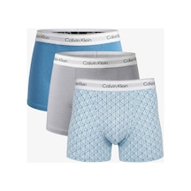 Calvin Klein Relaxed Fit Trunk 3'lü Erkek Mavi Boxer-16283 40n-mavi