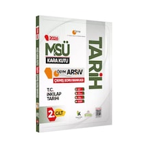 2026 MSÜ Tarihin Kara Kutusu 2.cilt ÖSYM Çıkmış Soru Havuzu Bankası Konu Özetli Dijital Çözümlü