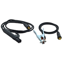 Kaynak Pensesi Elektrot Tutucu Ve Kaynak Şase Pensesi Kaynak Makinesi Kablo Seti Kalın Uç 3 Metre