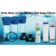 Sulook Şebeke Girişi 3 Aşama Su Arıtma Cihazı Kireç Klor Küf Pas Tortu Tutcu Sistem