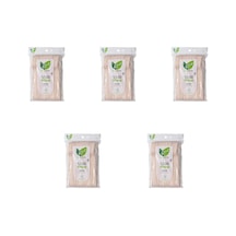 Roll-up Doğaya Dönüş Ekolojik Doğal %100 Ahşap Kaşık - Kalınlık : 1.8 Mm - 16 Cm. - 50'li 5 Paket Ahşap