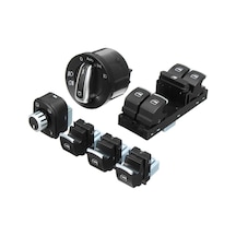 Volkswagen Jetta Far Anahtarı Cam Düğme Seti 2006-2011